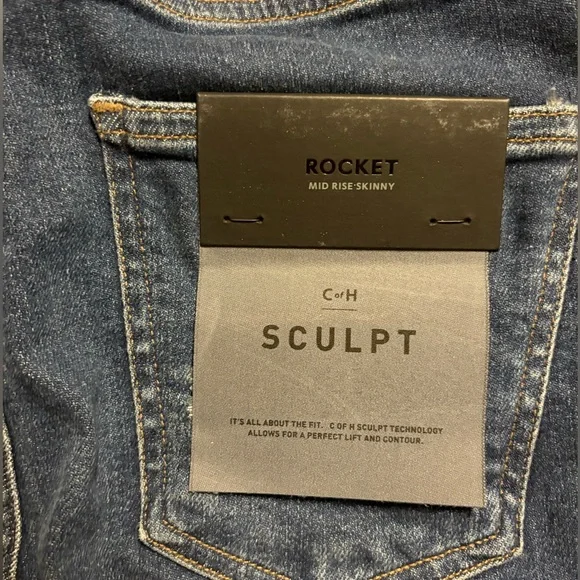 CITIZENS OF HUMANITY rocket swing low skinny jeans size 25 new with tags - Picture 10 of 12